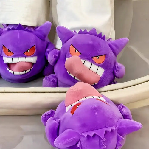 Pantuflas de Peluche Gengar - Edición "Tongue Out" 2026